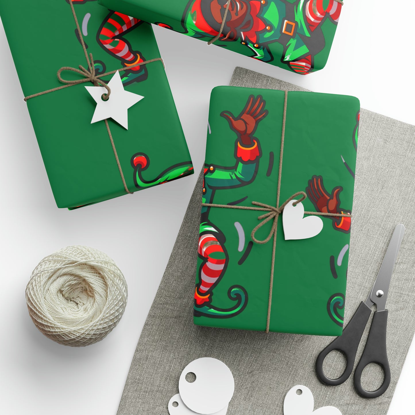Dancing Elf Wrapping Paper