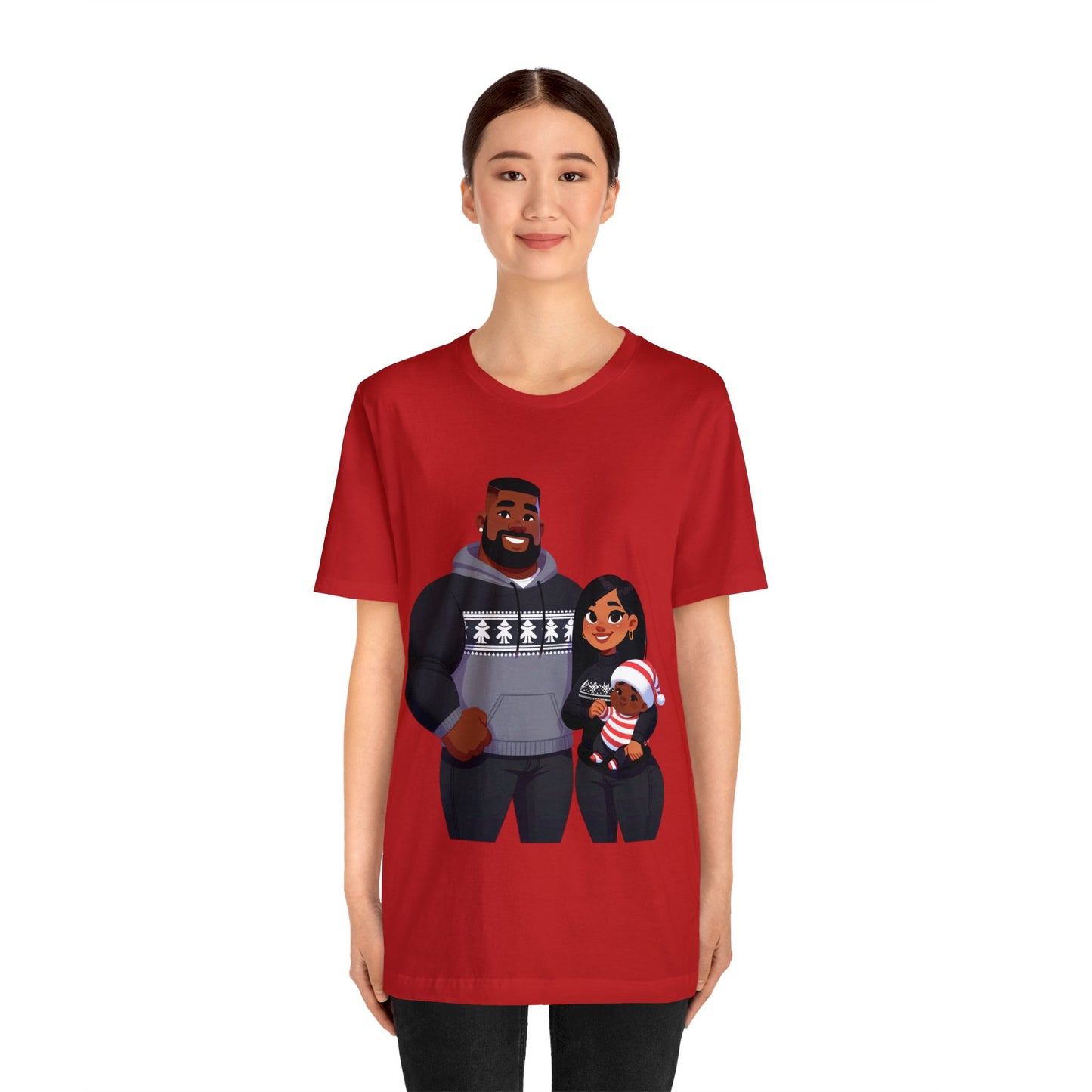 Family Holiday T-Shirt Unisex Jersey Short Sleeve Tee