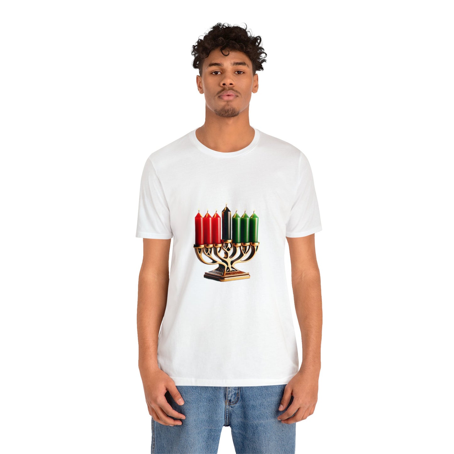 Happy Kwanzaa! Unisex Jersey Short Sleeve Tee