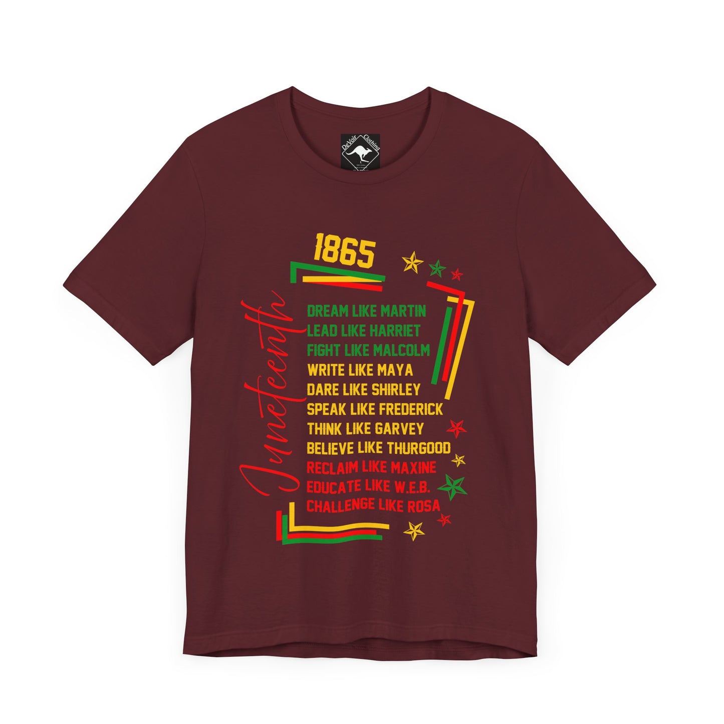 Juneteenth 1865 Legacy Tee – Inspired by Icons of Change