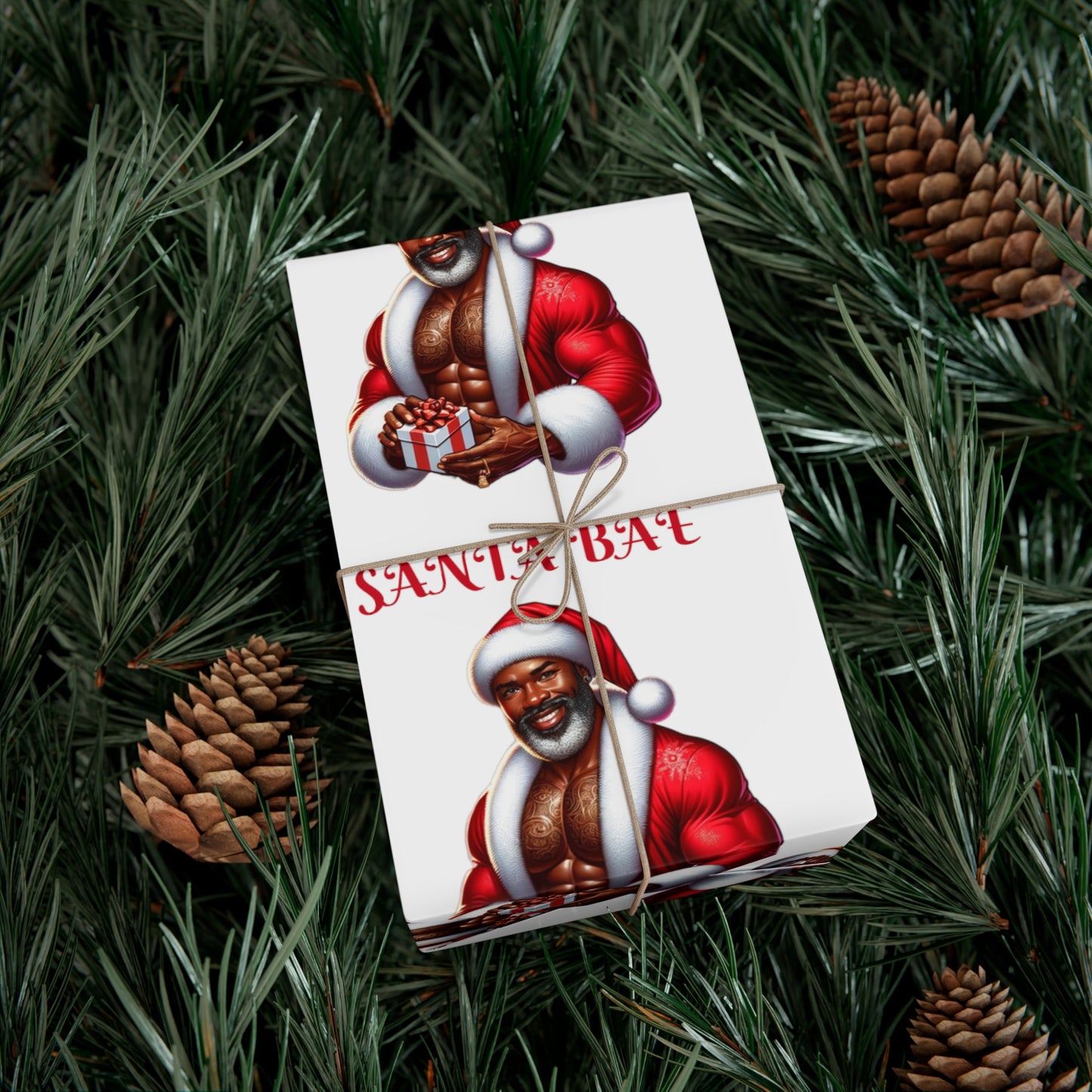 Santa Bae Gift Wrap Papers