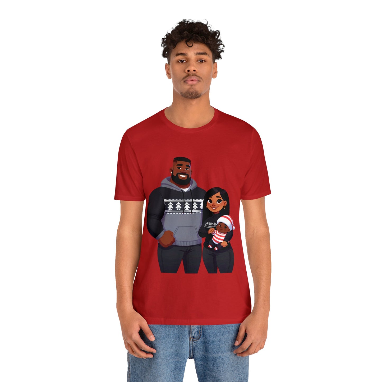 Family Holiday T-Shirt Unisex Jersey Short Sleeve Tee
