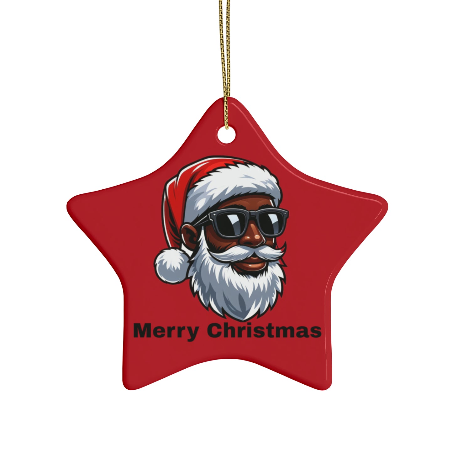 Dope Santa Ceramic Ornaments (1pcs, 5pcs, 10pcs, 20pcs)