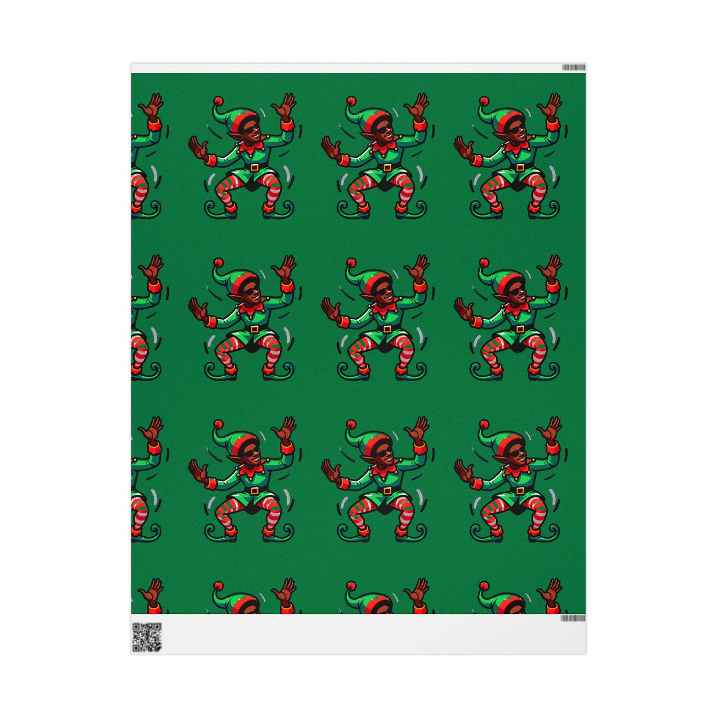 Dancing Elf Wrapping Paper