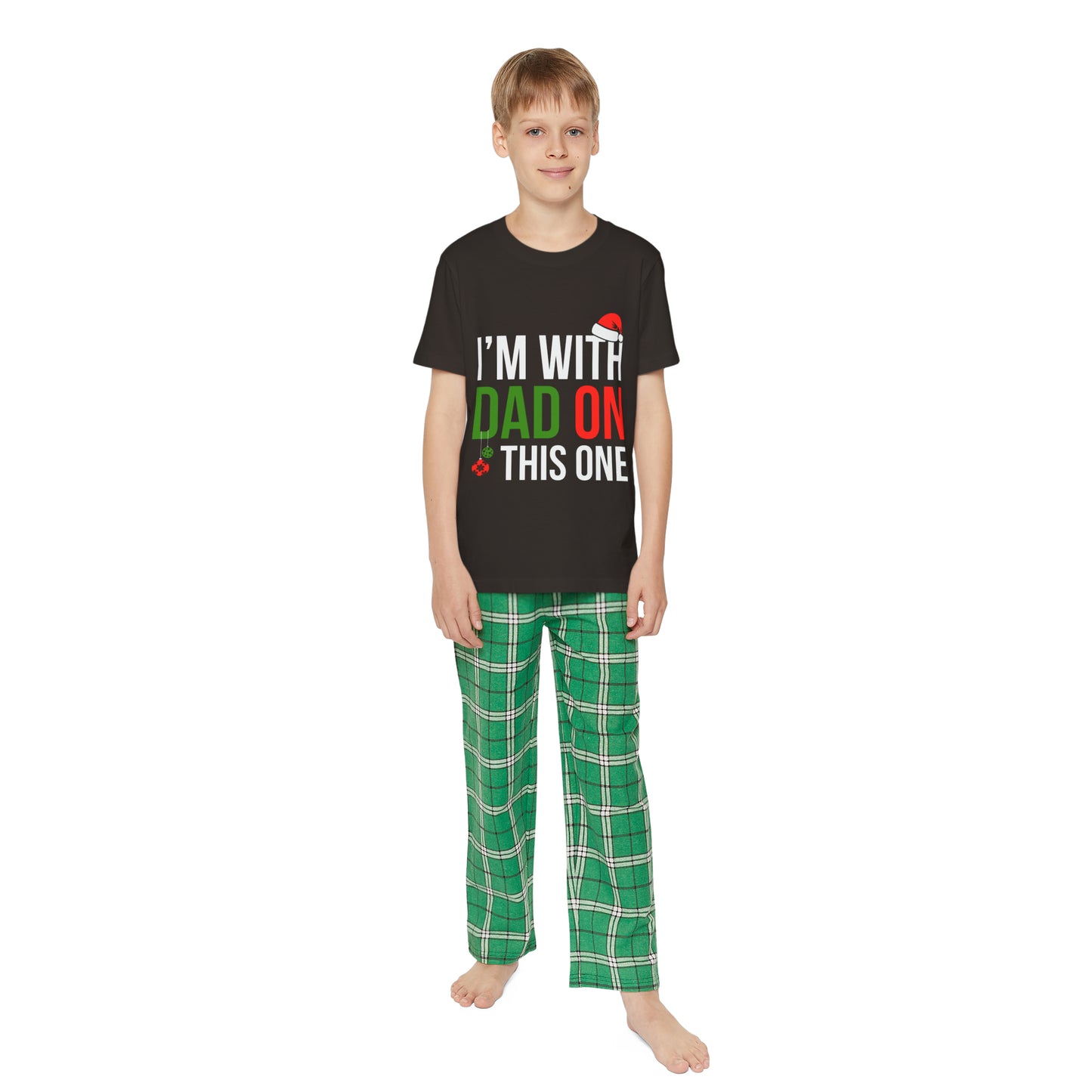 Youth Short Sleeve Holiday Outfit Set