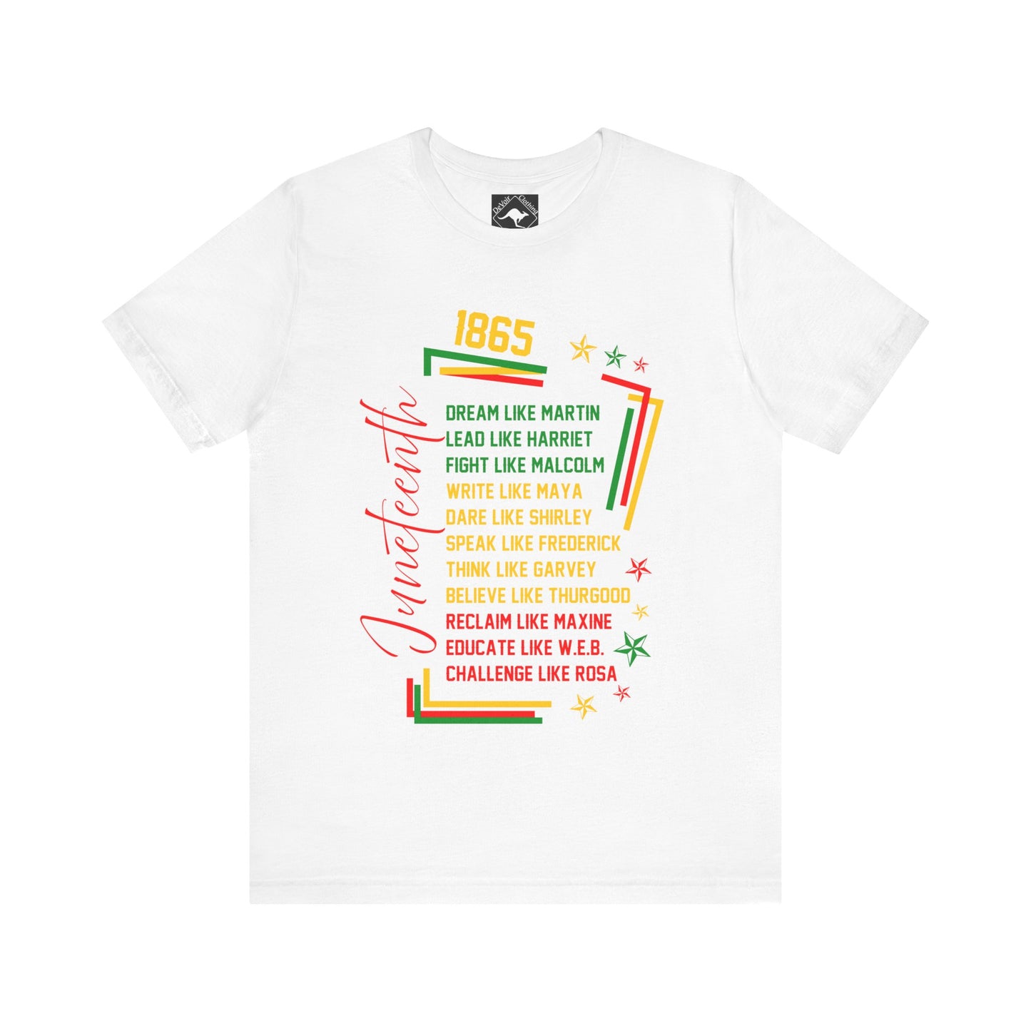 Juneteenth 1865 Legacy Tee – Inspired by Icons of Change