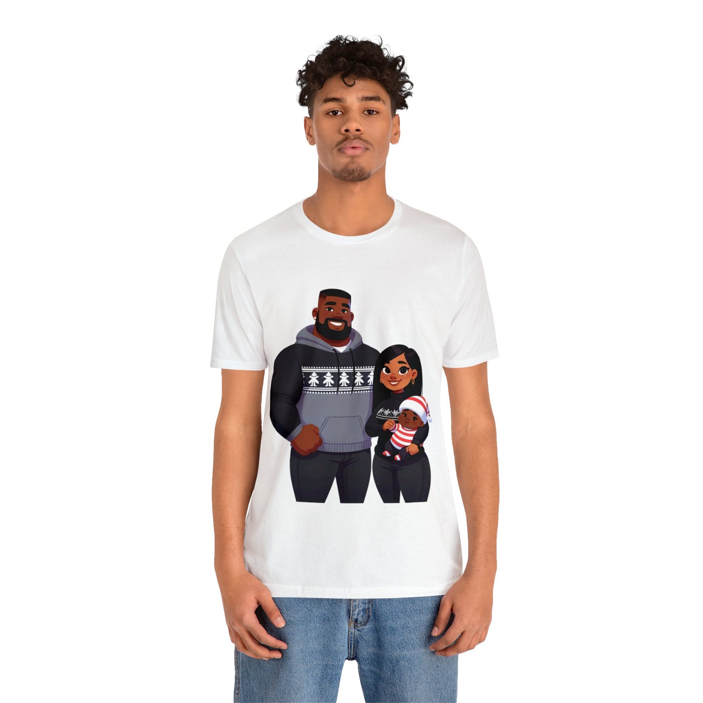 Family Holiday T-Shirt Unisex Jersey Short Sleeve Tee