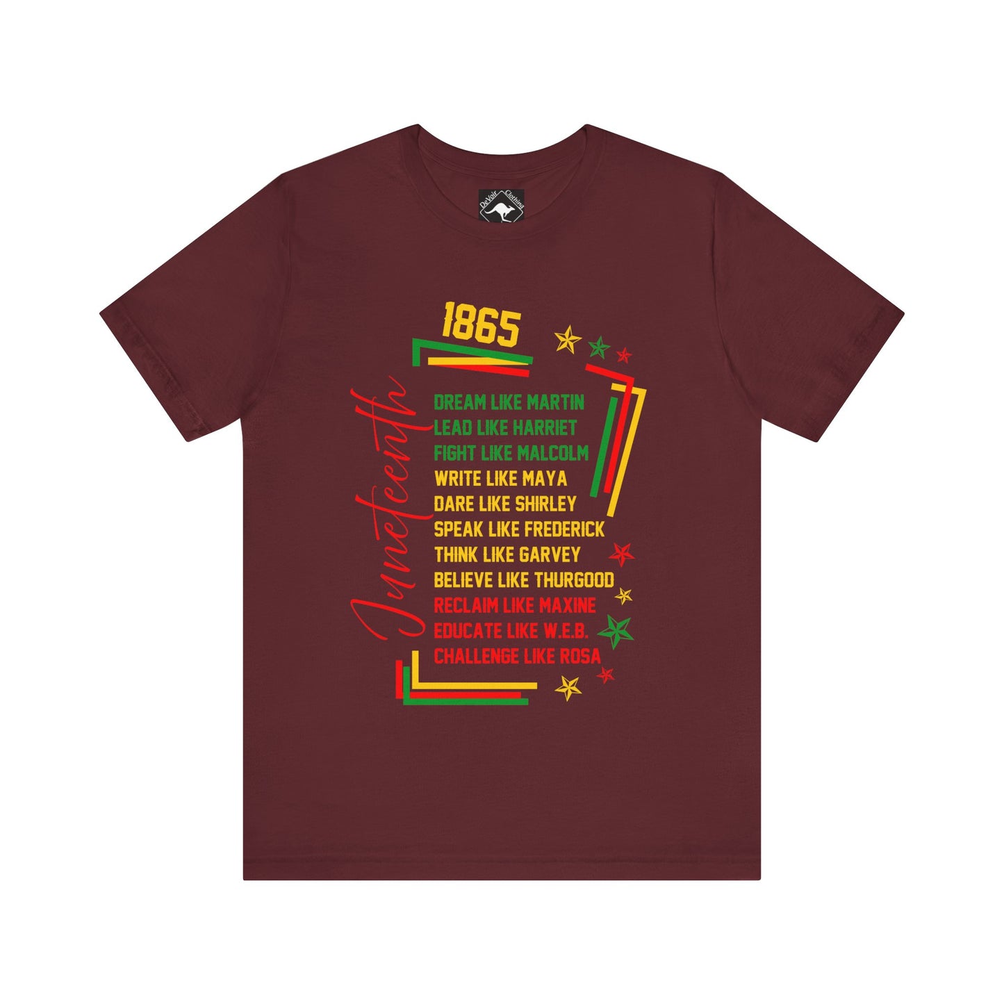 Juneteenth 1865 Legacy Tee – Inspired by Icons of Change
