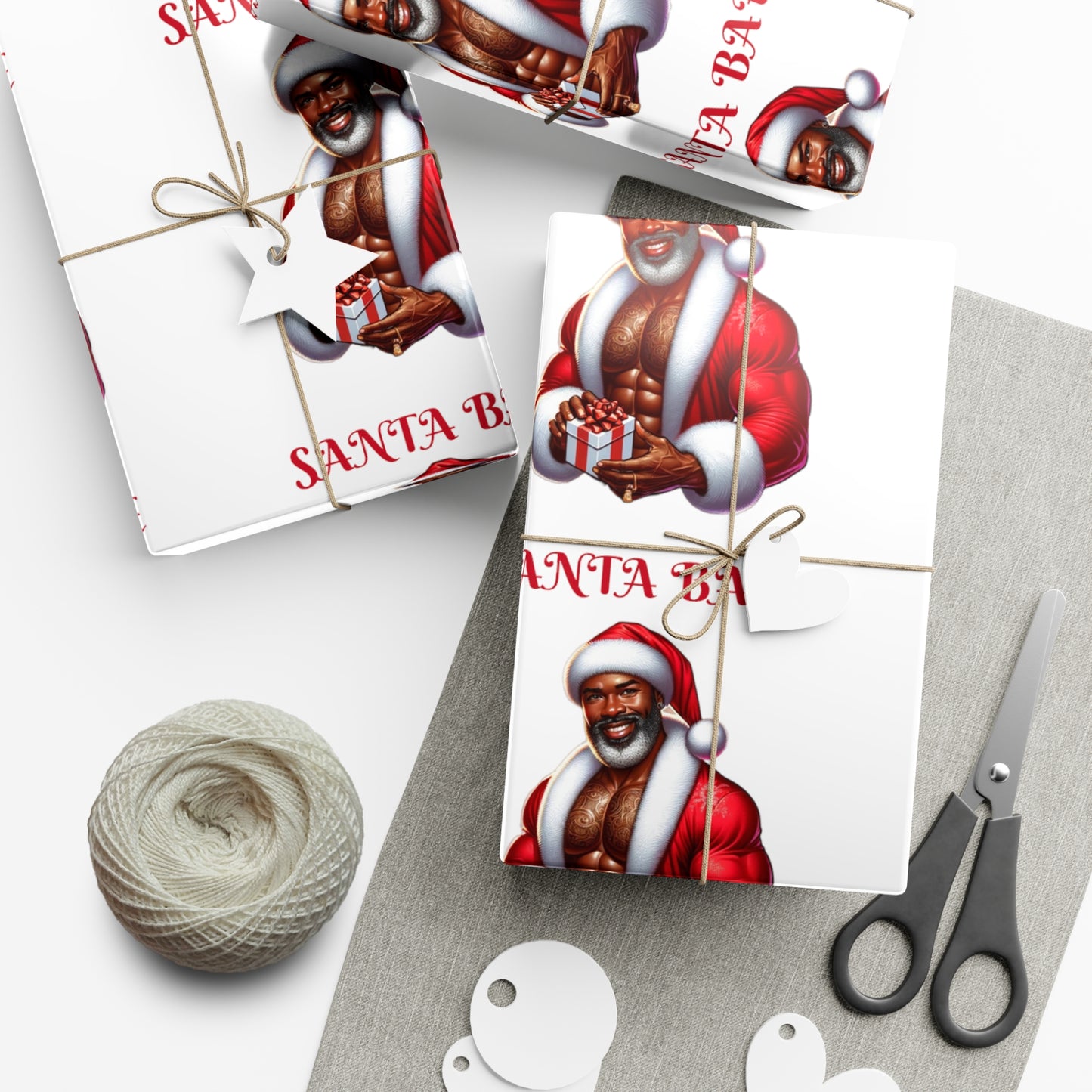 Santa Bae Gift Wrap Papers