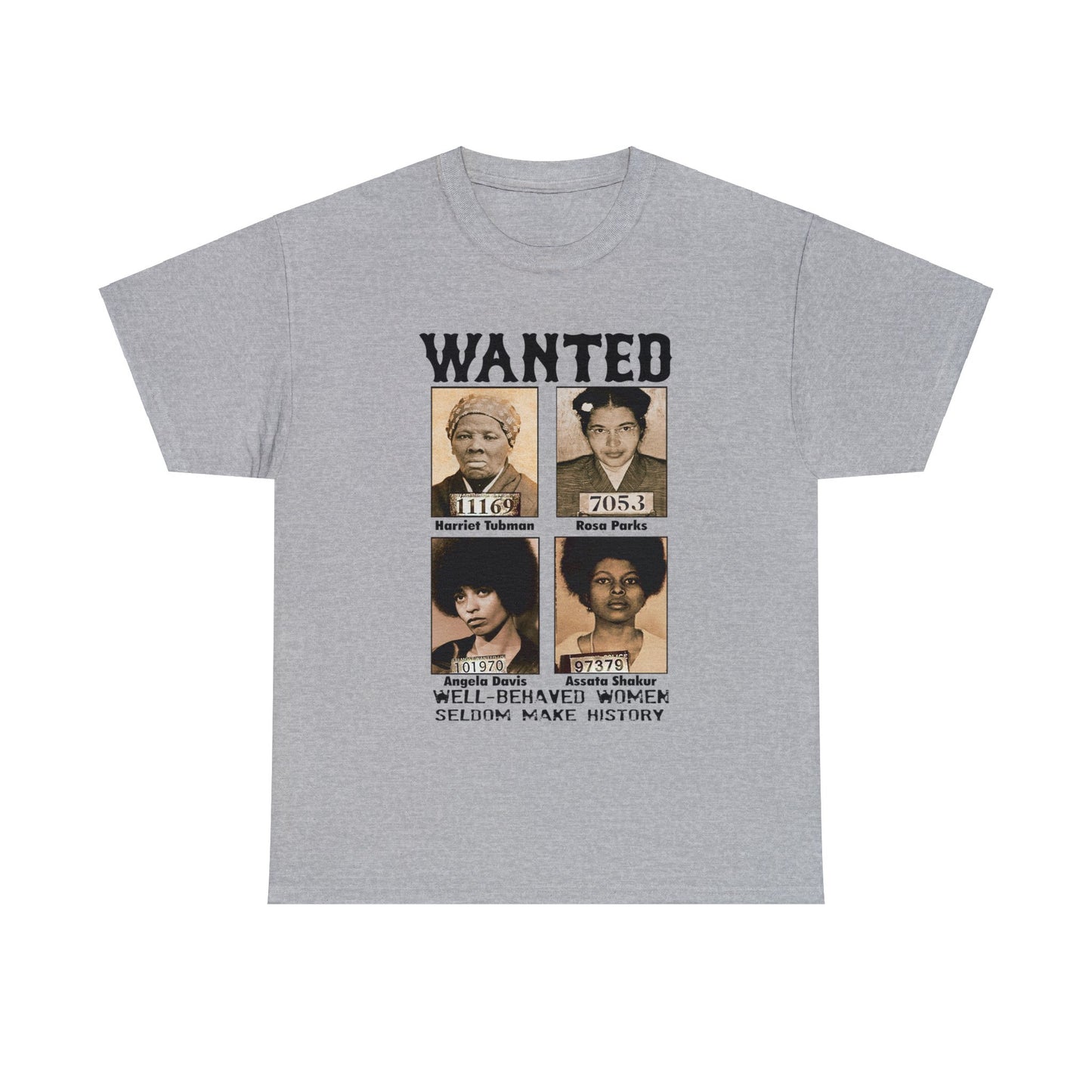 Wanted Black History Women Shirt, Black History Month Tee, Black History Shirt, Rosa Parks, Assata Shakur, Harriet Tubman, Angela Davis