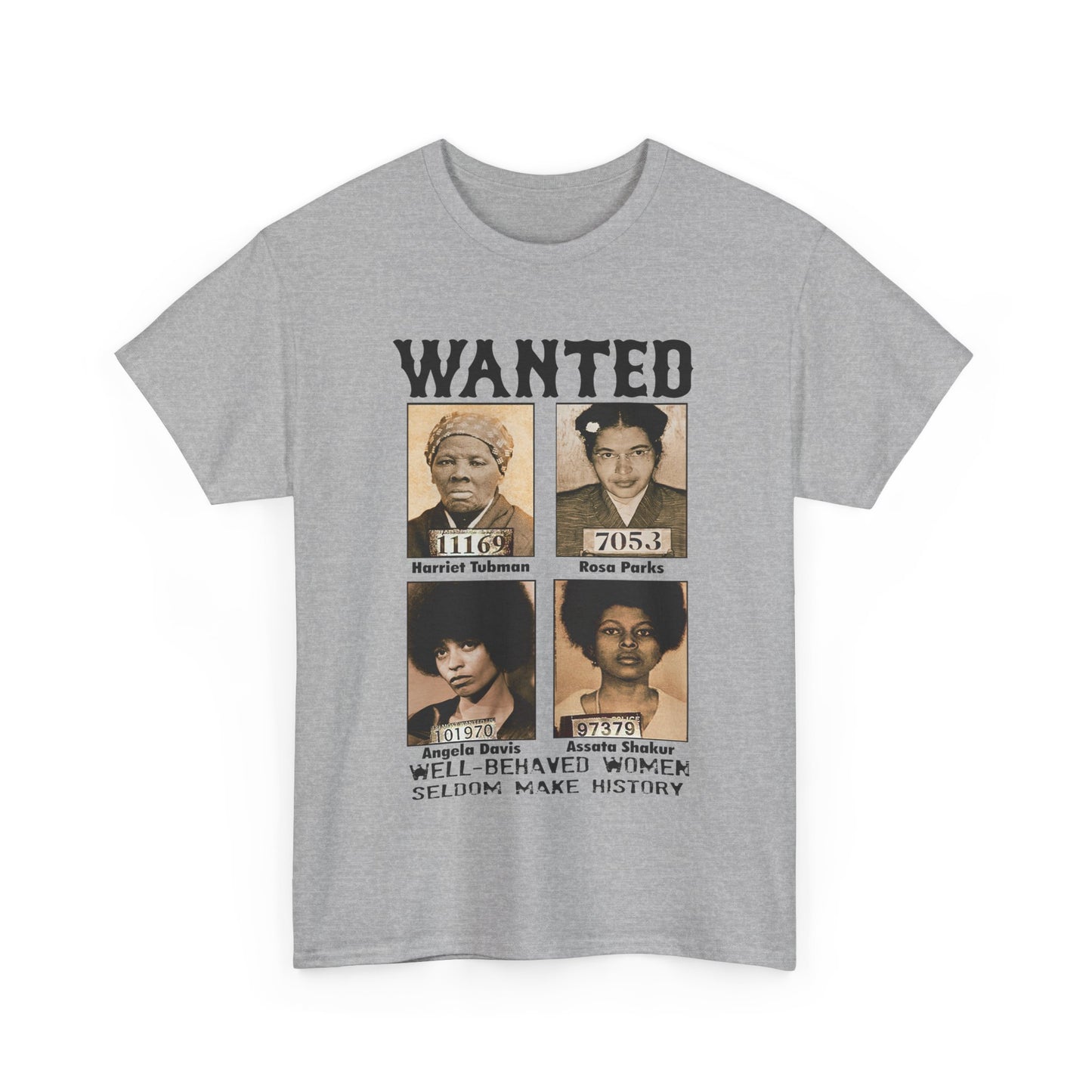 Wanted Black History Women Shirt, Black History Month Tee, Black History Shirt, Rosa Parks, Assata Shakur, Harriet Tubman, Angela Davis