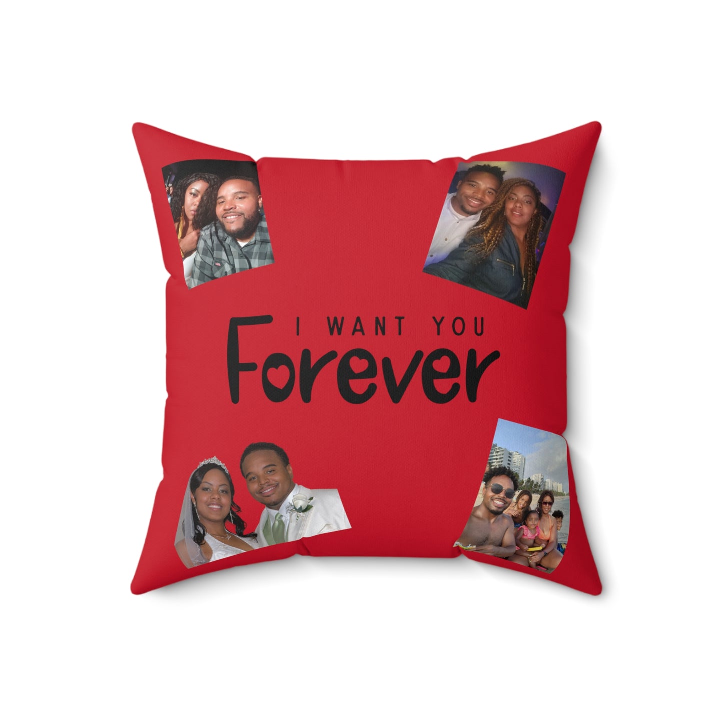 Spun Polyester Square Pillow