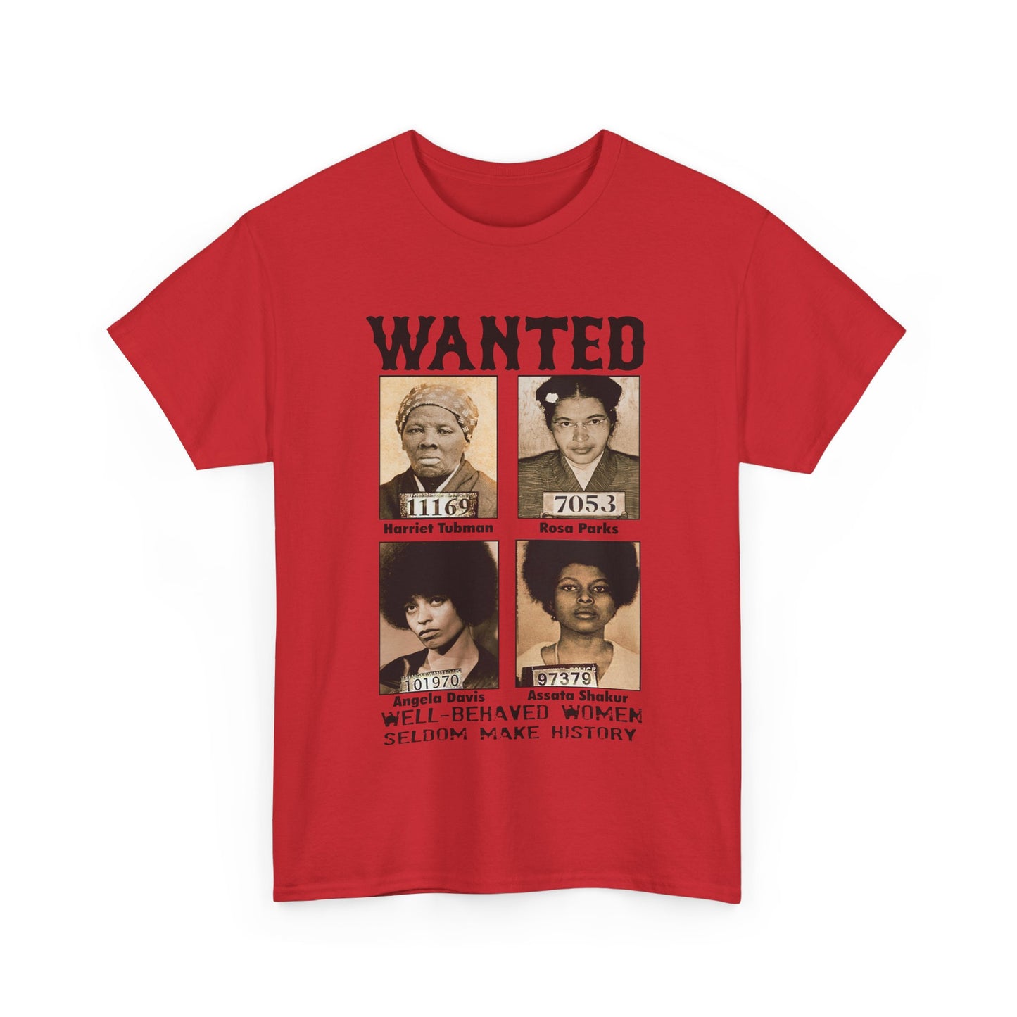Wanted Black History Women Shirt, Black History Month Tee, Black History Shirt, Rosa Parks, Assata Shakur, Harriet Tubman, Angela Davis