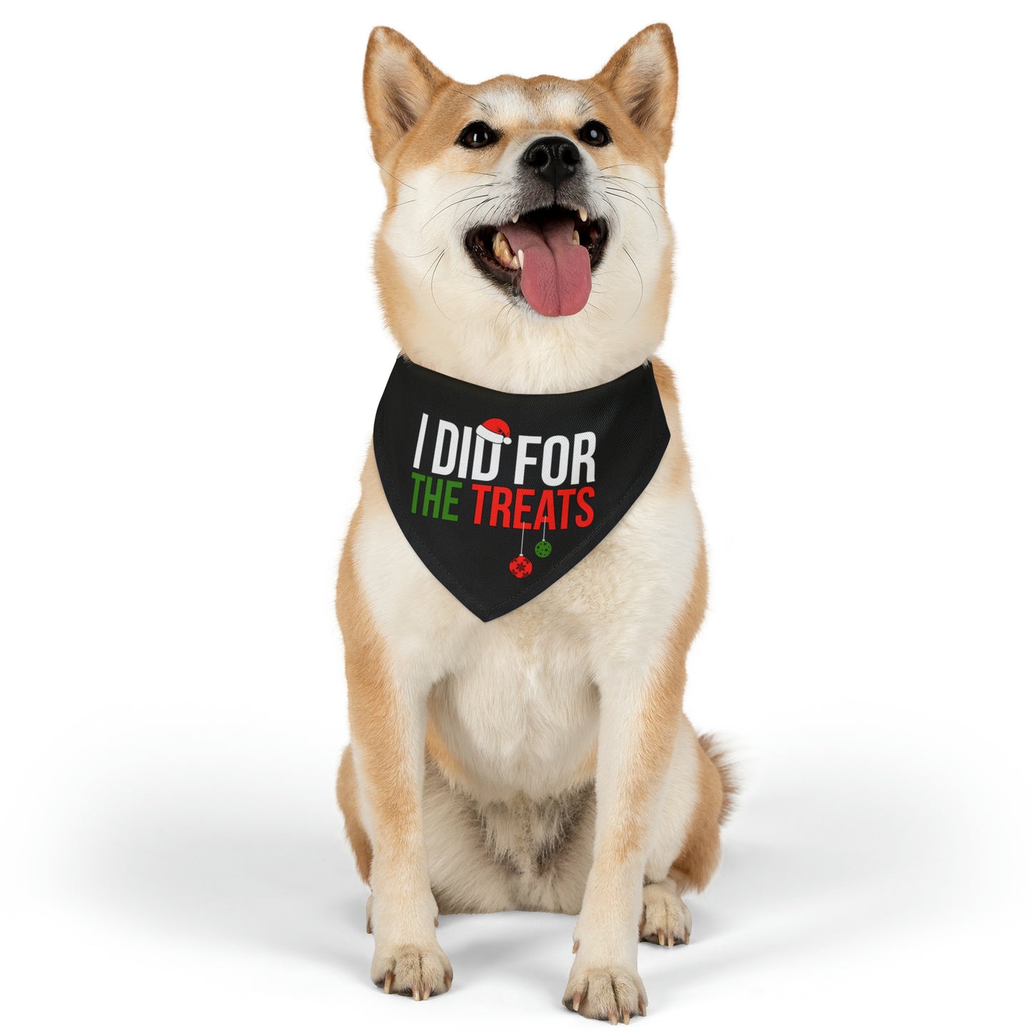 Pet Bandana Collar I did it for the treats (I Don’t Do Matching Christmas Outfits)