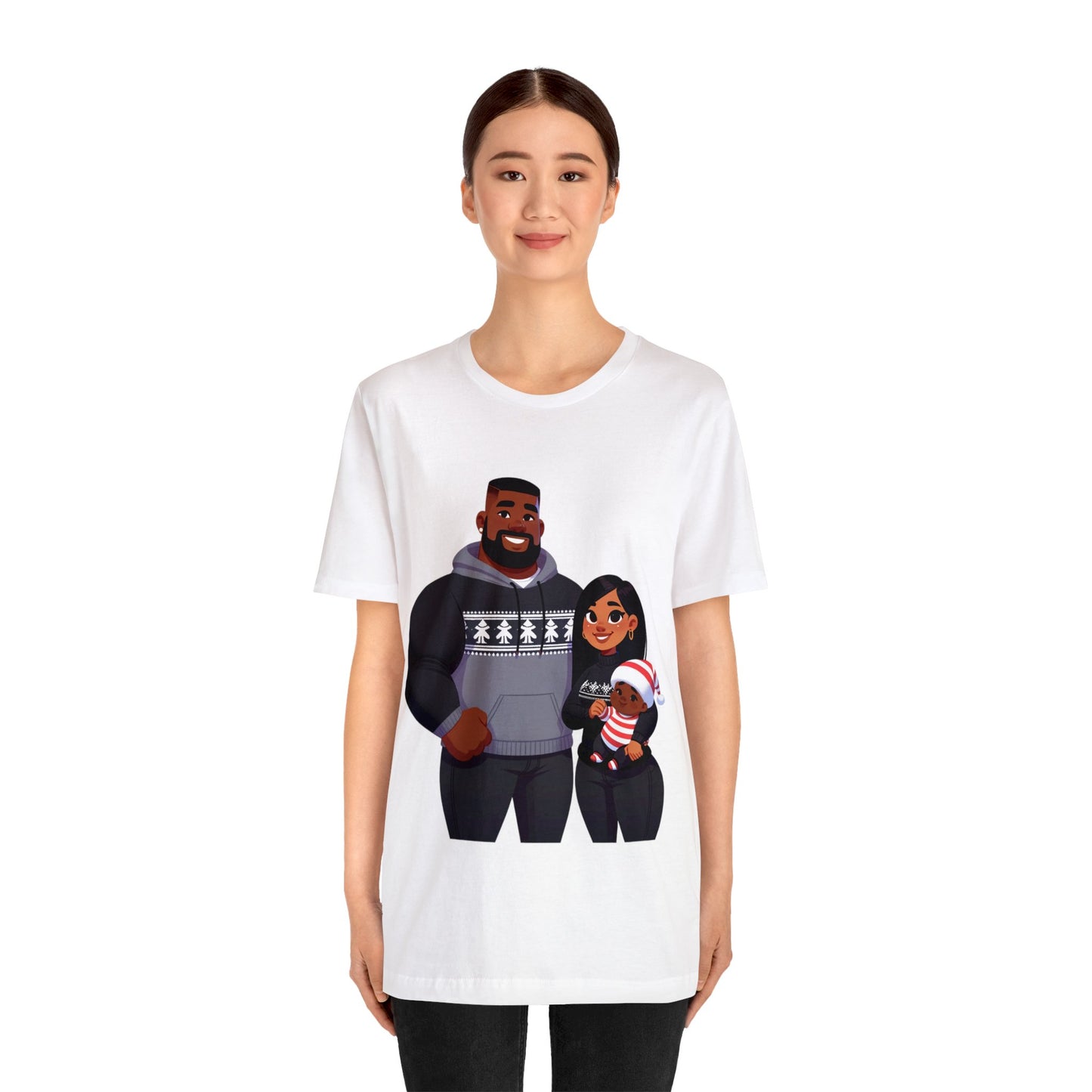Family Holiday T-Shirt Unisex Jersey Short Sleeve Tee