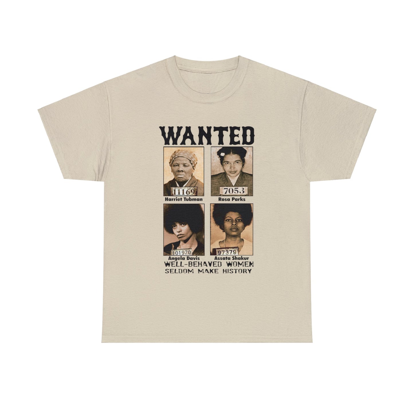 Wanted Black History Women Shirt, Black History Month Tee, Black History Shirt, Rosa Parks, Assata Shakur, Harriet Tubman, Angela Davis