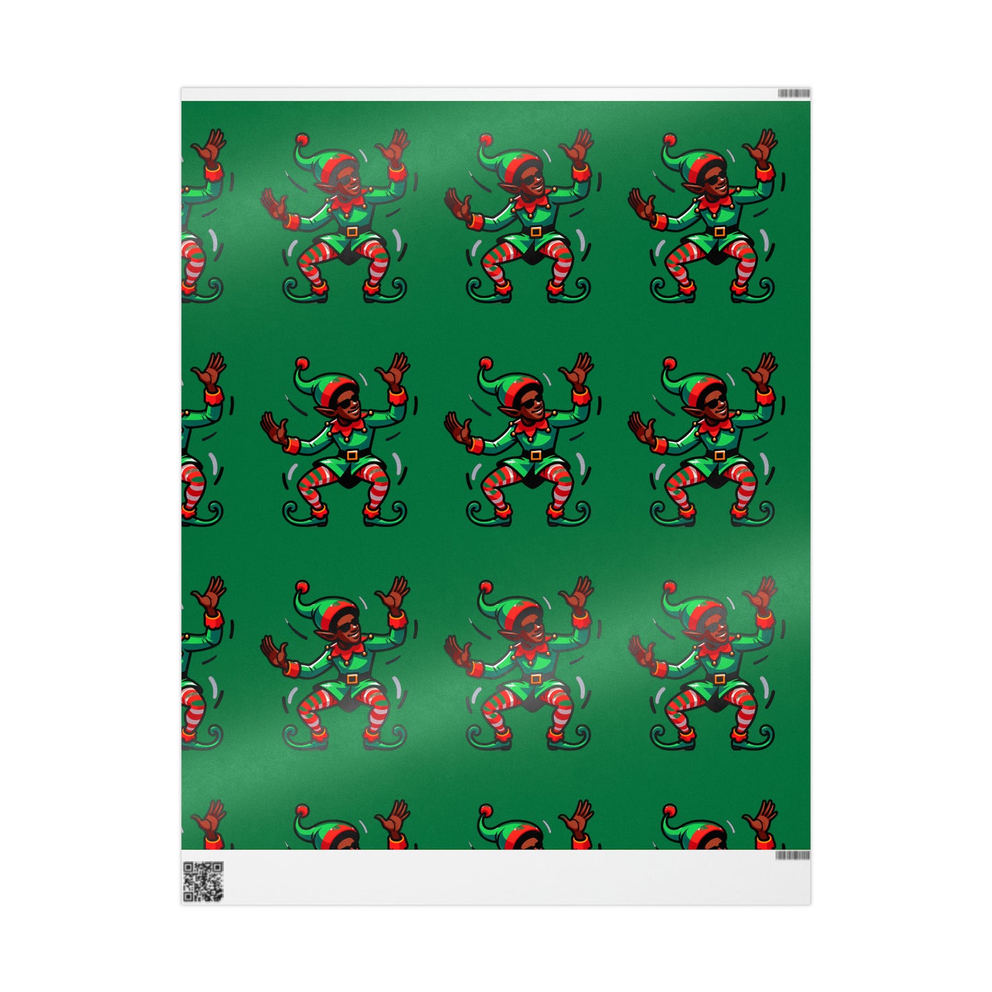 Dancing Elf Wrapping Paper