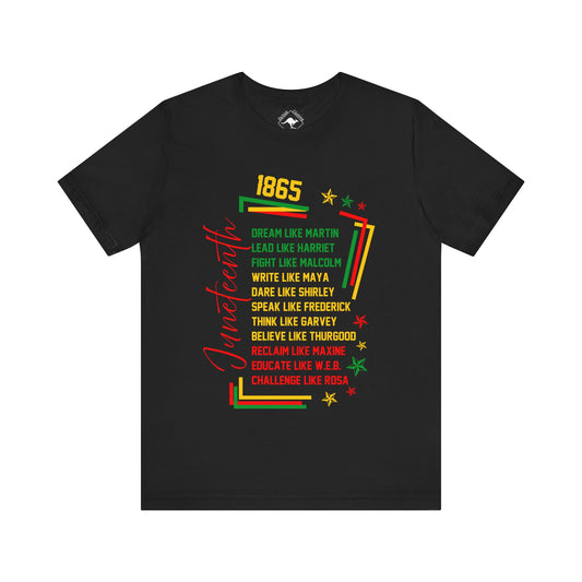 Juneteenth 1865 Legacy Tee – Inspired by Icons of Change