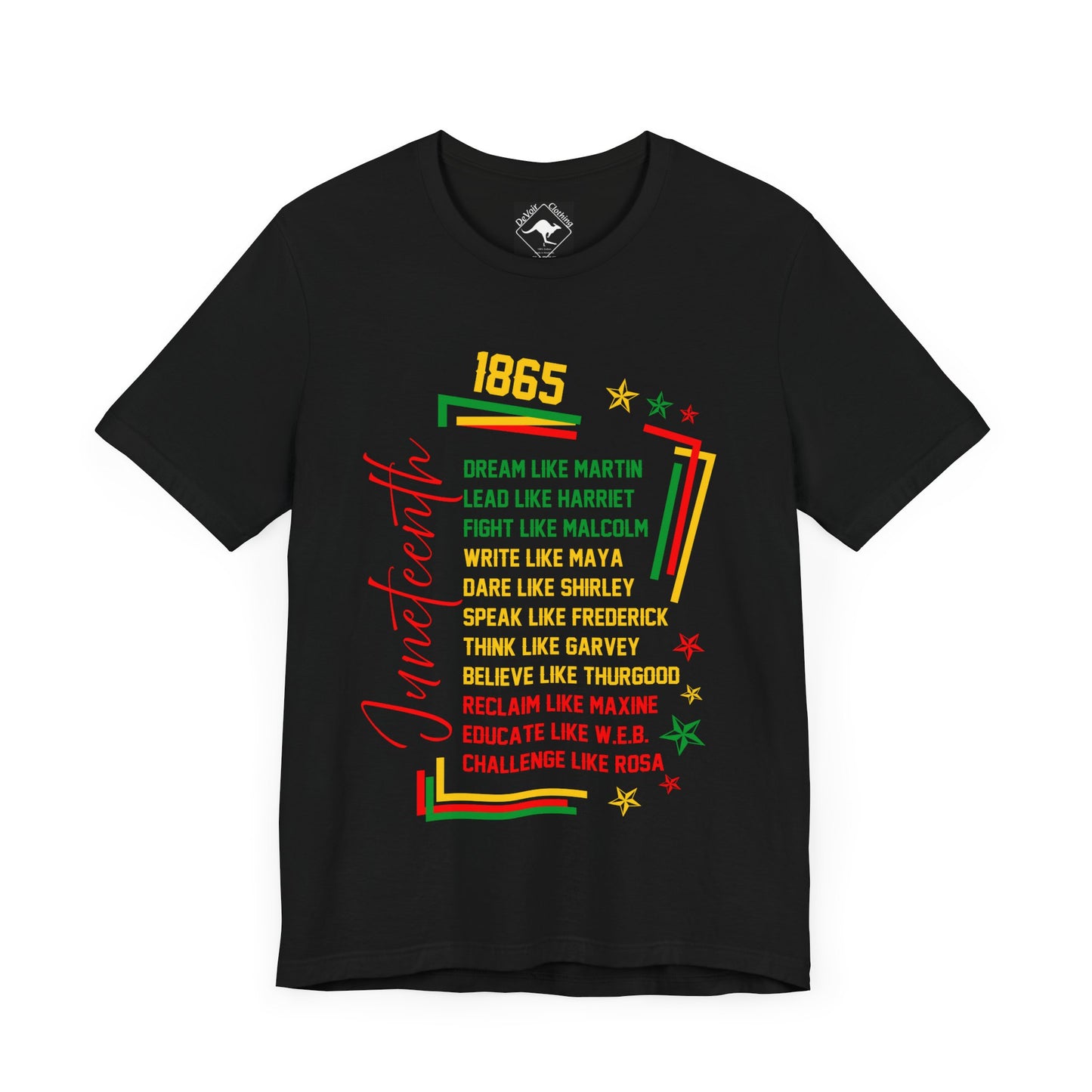 Juneteenth 1865 Legacy Tee – Inspired by Icons of Change