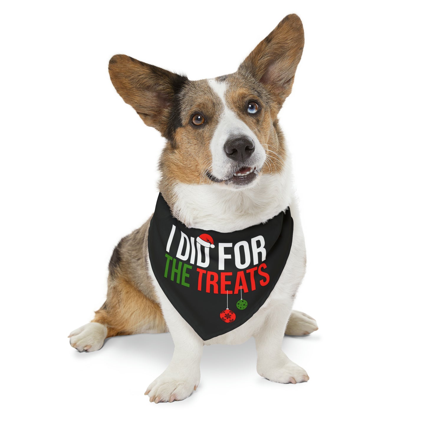 Pet Bandana Collar I did it for the treats (I Don’t Do Matching Christmas Outfits)
