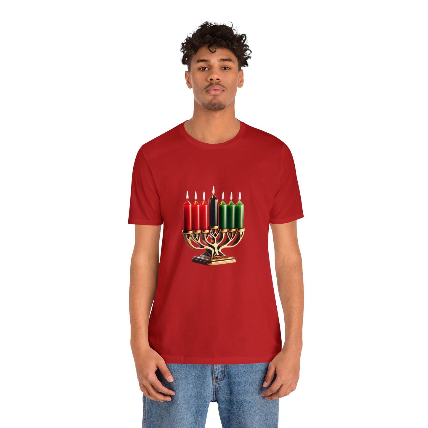 Happy Kwanzaa! Unisex Jersey Short Sleeve Tee